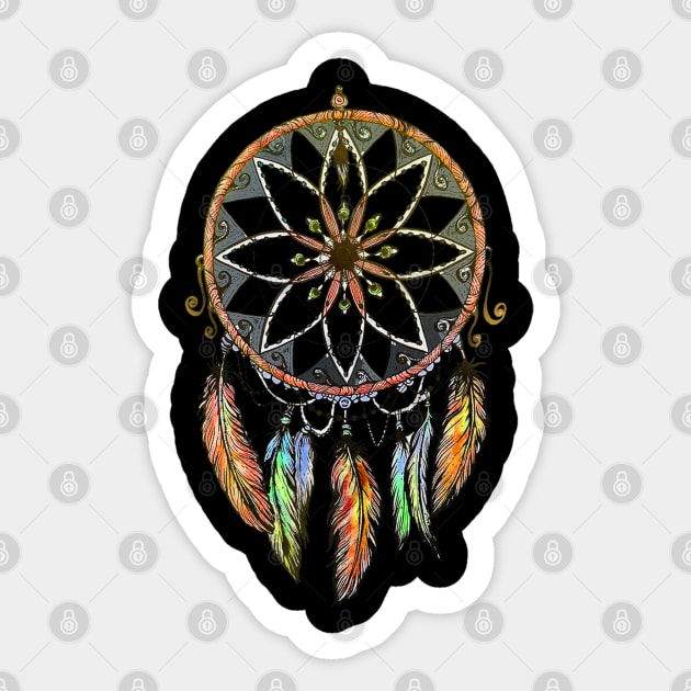 Dream Catcher Sticker by valentinahramov